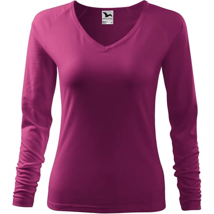 Dames-T-shirt met lange mouwen Malfini Elegance 127