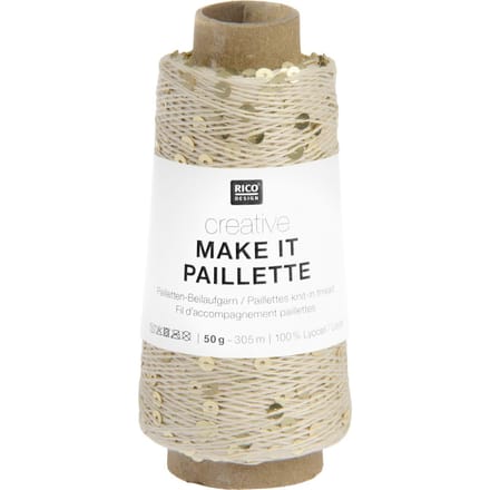 Rico Design Creative "Make It Paillette" - Goud