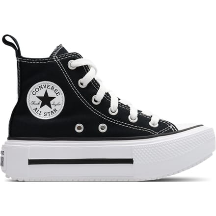 Converse CTAS Lift Double Stack Peuterschoenen - Zwart - Maat 29 - Canvas