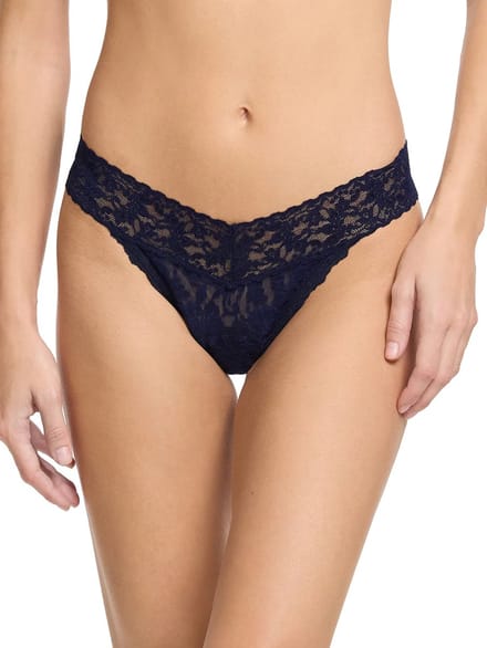 Hanky Panky Leakproof Original Rise Thong - FT1101 - Navy - One size - Menstruatie Ondergoed