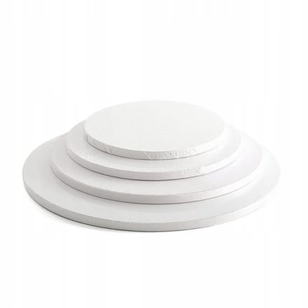 Ronde Taartonderzetter Wit Dik 25cm - Stevig & Elegant