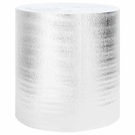 vidaXL Radiatorfolie Zilver 15 x 0,5 m Polyetheen