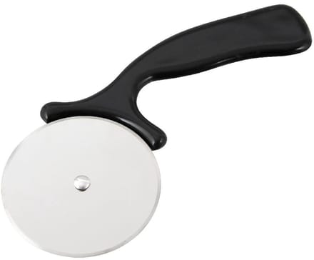 Fackelmann Basic Pizzasnijder 16 cm Zwart PP/RVS