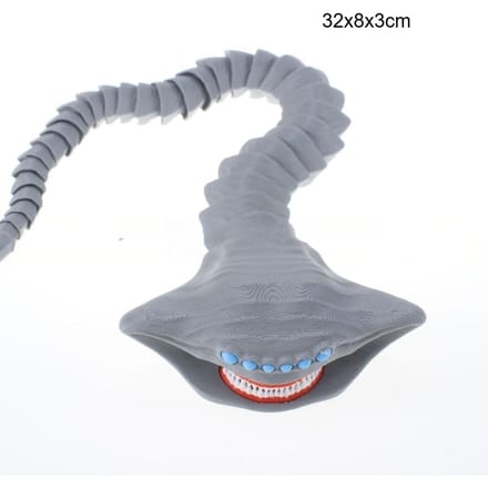 Figurine Modèle Jouet Poupée 14 pièces Impression 3D Sea Eater Bloop Gran Maja Cadeau de Noël Figurines Monstre des Profondeurs Articulées gray
