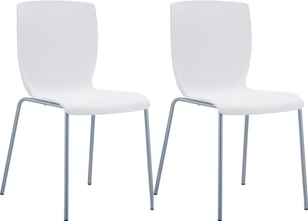 CLP Mio Set van 2 Tuinstoelen wit