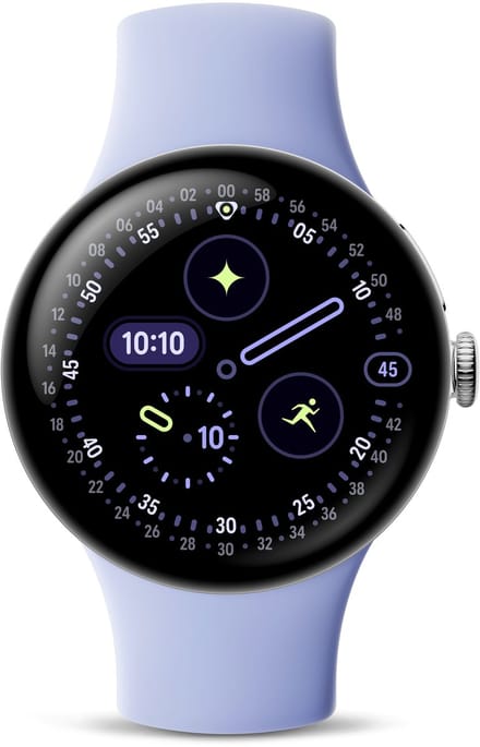 Google Pixel Watch 4 - Smartwatch - 41mm - WiFi - Zilverkleurig/Iris