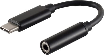shiverpeaks BS14-05021, Zwart, USB C, 3.5mm, 0,13 m, Mannelijk, Vrouwelijk