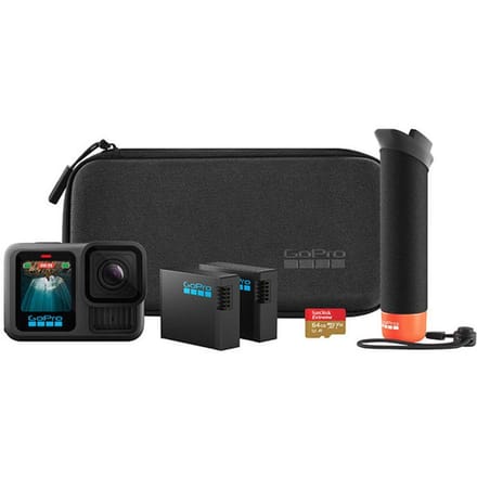 Caméra de sport - GoPro - HERO 13 Black - Étanche jusqu'a 10m - 5.3K - Stabilisation avancée