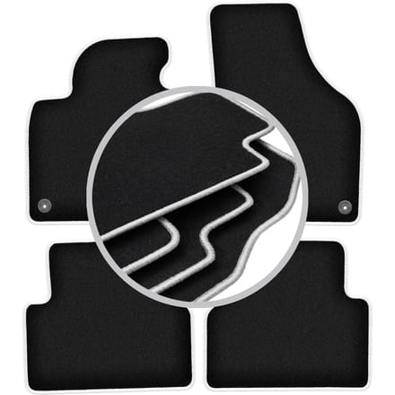 CARLUX-SILVER automatten voor: Volkswagen Tiguan I minivan (2007-2015)