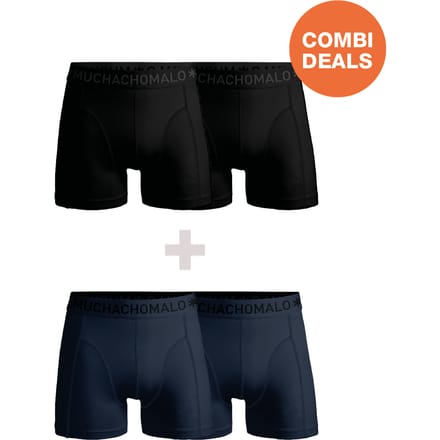 Muchachomalo Heren Boxershorts - 2+2 Pack - Mannen Onderbroeken