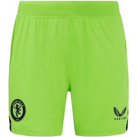 Castore Dames/Dames Aston Villa FC keepershort (Groen/Kaviaar)