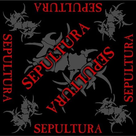 Sepultura Logo Unisex Doek - zwart - Standard