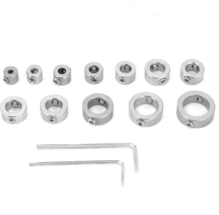 Dailygoody - Boorstopperset - Dieptebeperkende boor set - 12 stuks