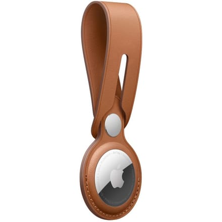 Leather Loop voor de Apple AirTag - Saddle Brown