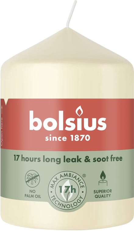 Bolsius Stompkaars 80/58 Soft Pearl (1 stuk)