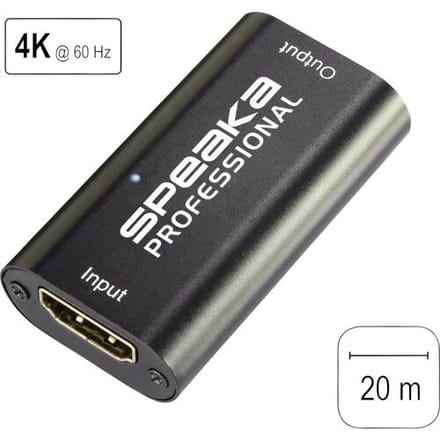 SpeaKa Professional Repeater HDMI Via signaalkabel 20 m