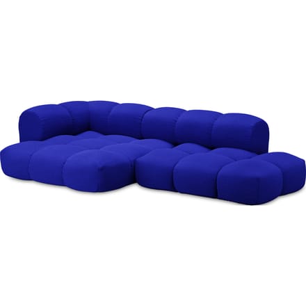 Objekte unserer Tage Sander Sofa Design 06 MAX links (4-zits) - Berlin 641 cobalt blue