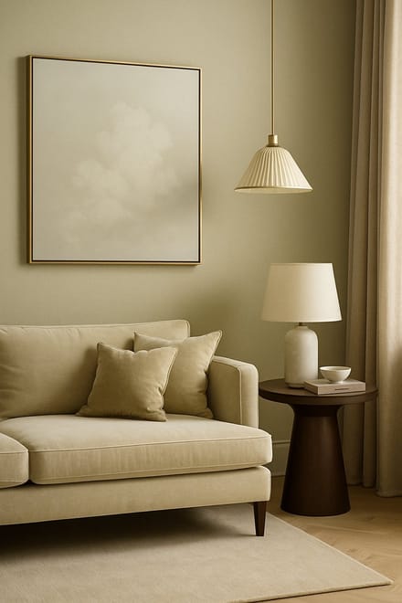 Dutch Wallcoverings - Vliesbehang - Linen & Textures - uni groen - LT10011