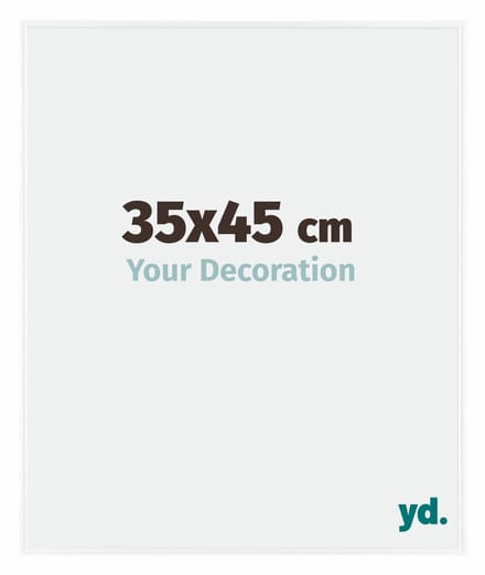 Your Decoration - Fotolijst 35x45 cm - Kunststof - Wit Hoogglans - Evry