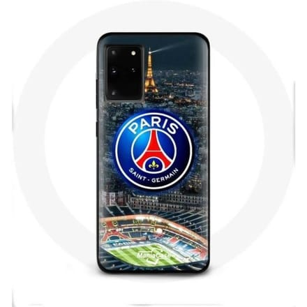 Samsung Galaxy S11 Plus hoesje psg-logo stadionnacht Eiffeltoren