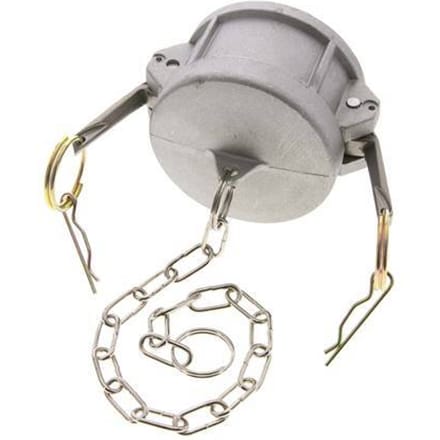 Camlock DN 60 (2 1/2'') Koppeling AluminiumEnd Cap Type DC MIL-C-27487
