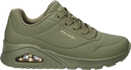 Skechers Uno - Stand On Air - Dames Sneakers - Olijfgroen