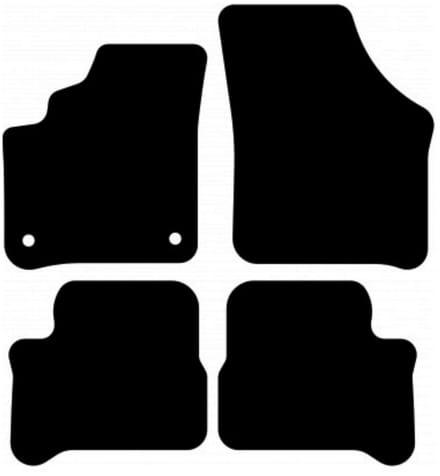 BASIC zwarte veloursmatten voor: Seat e-Mii hatchback (2019-)