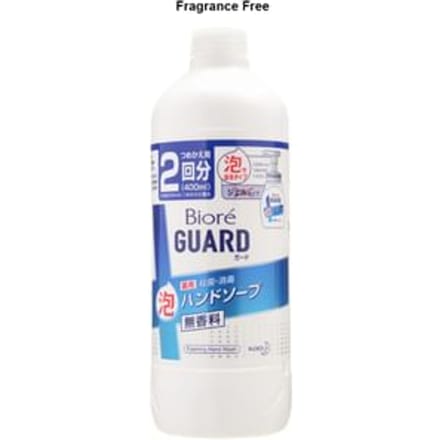 Kao - Biore Guard Foaming Hand Wash Fragrance Free - 400ml Refill