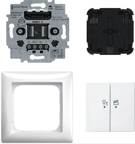 ABB Busch Free@Home Draadloze Flex Dimmer Set Toekomst 84 - 2CKA006200A0294 - E3YQ4