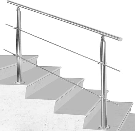 RVS Trapleuning en Balustrade Monteren – Antislip Handgreep voor Binnen en Buiten