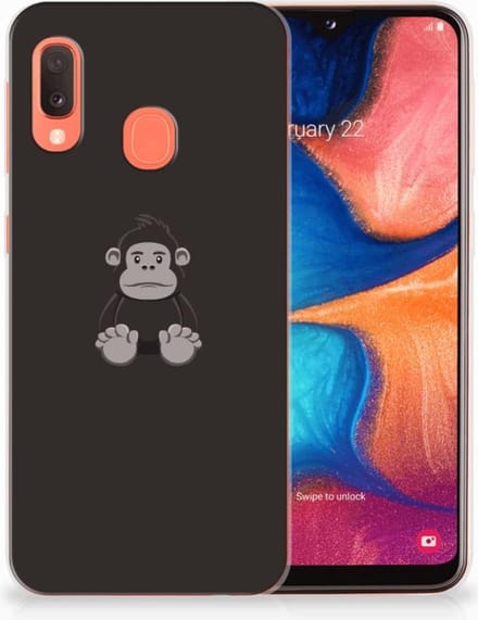 Back Cover voor Samsung Galaxy A20e Telefoonhoesje met Naam Gorilla