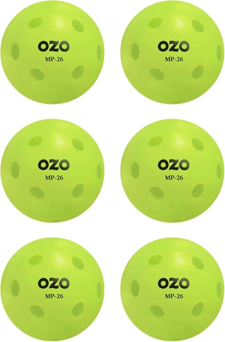 Set van 6 Binnenbal Set voor Pickleball - 26 Gaten