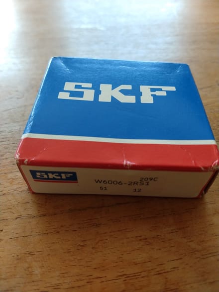 SKF Kogellager RVS - W 6006 2RS1 - 30x55x13mm