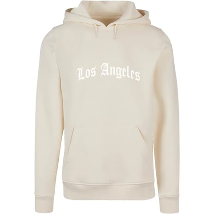 Mister Tee - Los Angeles Wording Hoodie/trui - M - Creme