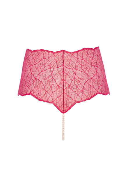 Bracli | Panty Parel String Rood | Luxe Lingerie Maat Plus