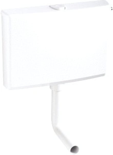Wisa 500 Opbouwspoelreservoir H35.5xB51.2xD10.6cm Wit