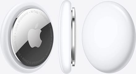 Xccess TPU Airtag Keychain Transparent - Black