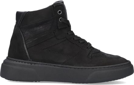 Wysh Lewis Hoge sneakers - Jongens - Zwart - Maat 40