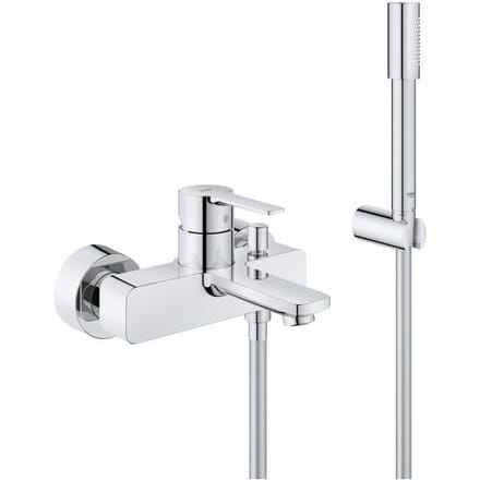 GROHE Linaere New Badmengkraan - Met doucheset - 15 cm hartafstand - Chroom