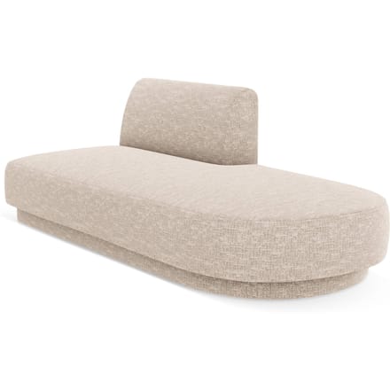 2-zits modulair zitelement Miley open rechterkant chenille | Micadoni Limited Edition