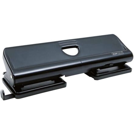 Perforator 4-gaats Rapesco 720 Zwart