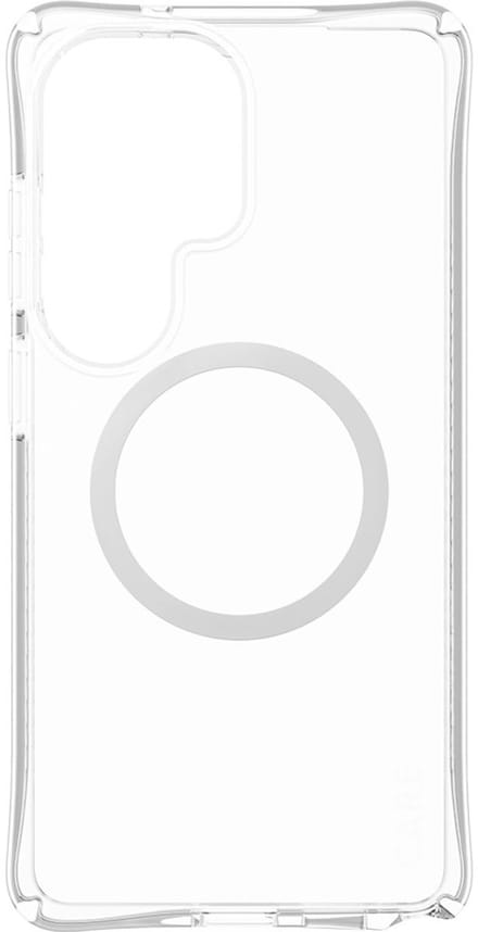 CARE by PanzerGlass Samba Case Transparent w. White Qi Samsung Galaxy S26 Ultra