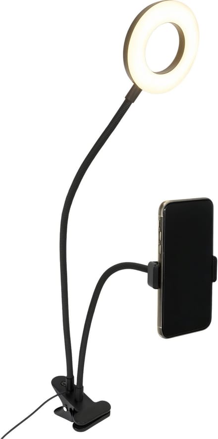 BRAINZ Office LED Telefoonhouder - Bureauclip