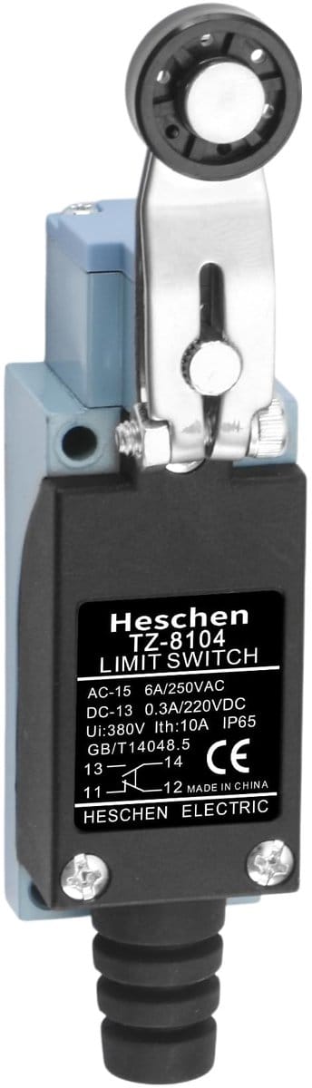 MTTProducts - Limit Switch - Rotary Roller Lever - Blauw - Momentary Switch - TZ-8104