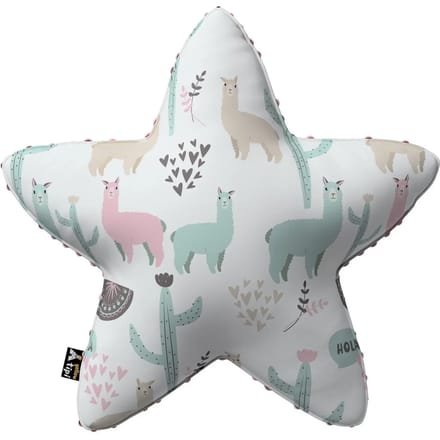Kussen met minky Yellow Tipi Lucky Star Magic Collection