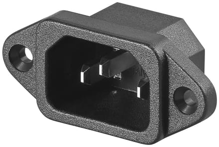 Goobay AC inbouwstekker, ingebouwde stekker voor elektronische apparaten