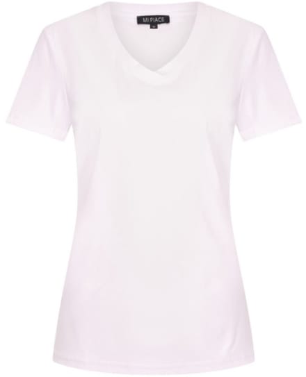 MI PIACE - Travel T-shirt Uni White 2080 - Maat : L
