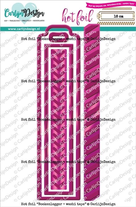 Hot foil Boekenlegger