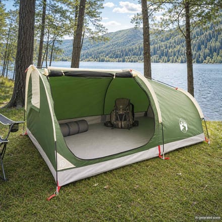 vidaXL - Hiking - Tent - Waterdicht - 2-persoons - Groen