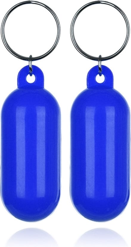 LGT JWLS Drijvende Sleutelhanger Blauw - Mini Fender - Set van 2